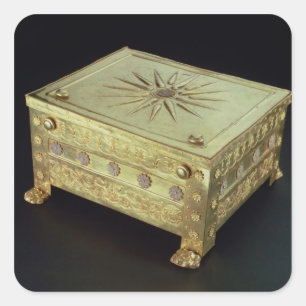 Adesivo Quadrado Caixão do túmulo de Philip II de Macedon
