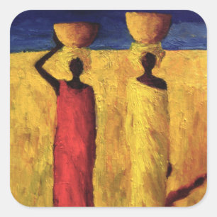 Adesivo Quadrado Calabash Girls 1991