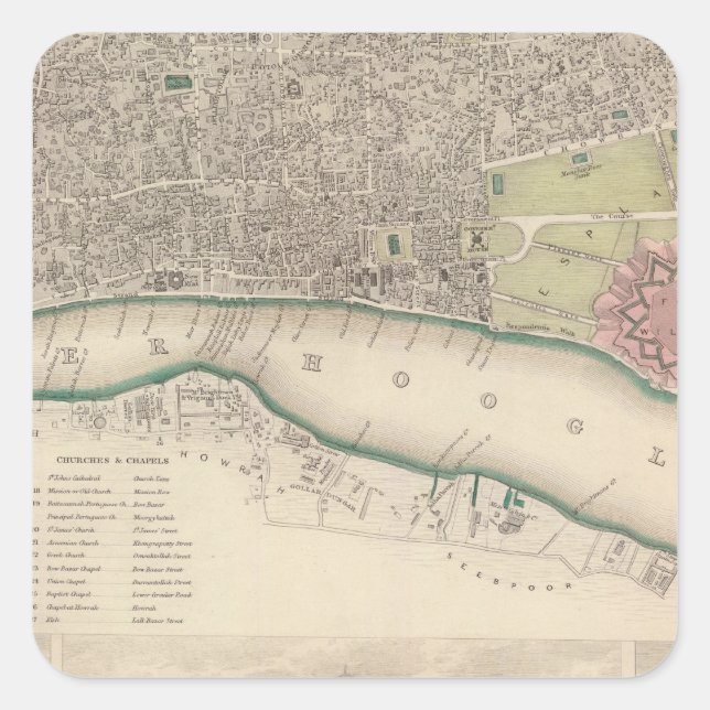 Adesivo Quadrado Calcutá (Frente)