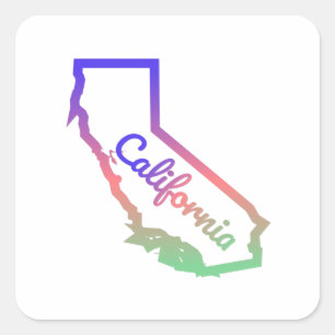 Adesivo Quadrado Califórnia