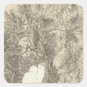 Adesivo Quadrado Califórnia e Nevada