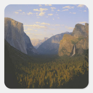 Adesivo Quadrado Califórnia, Parque Nacional de Yosemite, Yosemite
