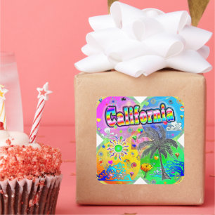Adesivo Quadrado California Quadro Seasons Sticker