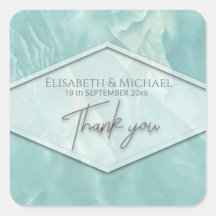 Caligrafia geométrica romântica teal