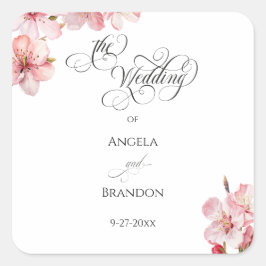 Adesivo Quadrado Caligrafia Hawthorne 