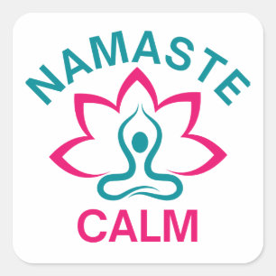 Adesivo Quadrado Calm de Namaste
