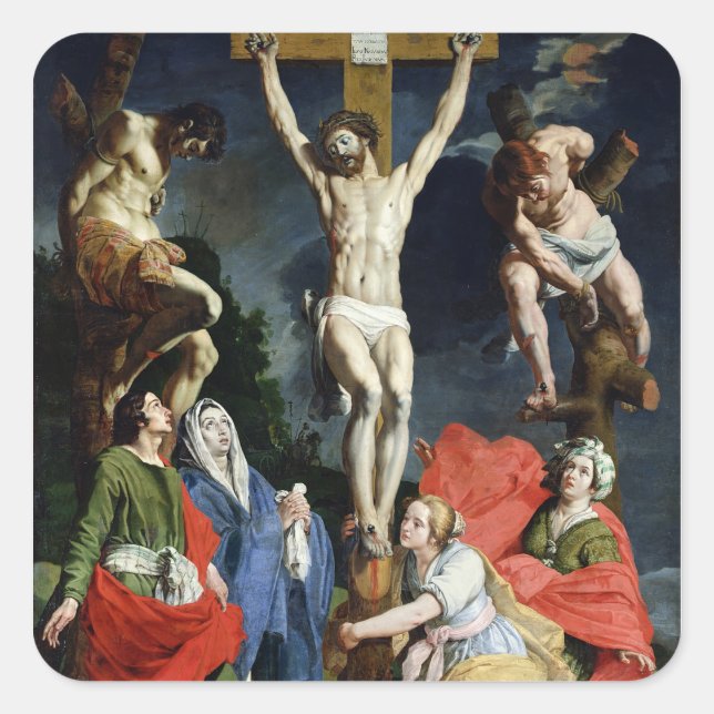 Adesivo Quadrado Calvário 2 (Frente)