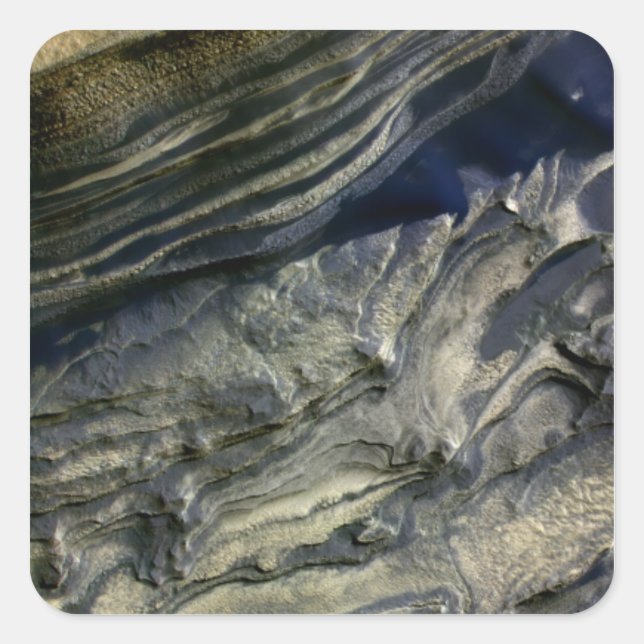 Adesivo Quadrado Camadas expostas no Desfiladeiro Polar (Frente)