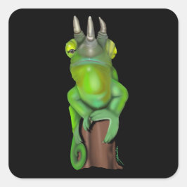 Adesivo Quadrado Camaleão de Jackson