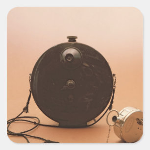 Adesivo Quadrado Câmaras de detetive