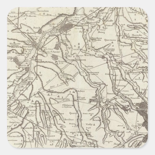 Adesivo Quadrado Cambrai (Frente)