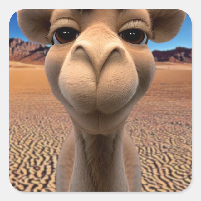 Adesivo Quadrado Camel (Frente)