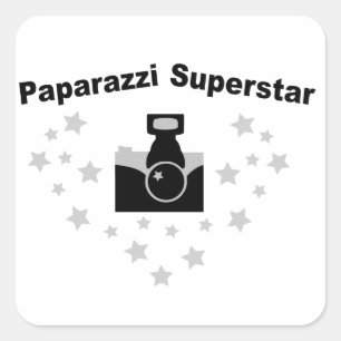 Adesivo Quadrado Câmera Paparazzi
