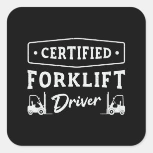 Adesivo Quadrado Caminhão do Driver do Formatador Certificado pelo 