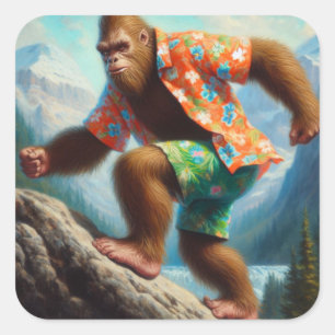 Adesivo Quadrado Caminho do Pé Grande