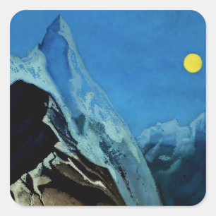 Adesivo Quadrado “Caminho para Nara” por Nicholas Roerich