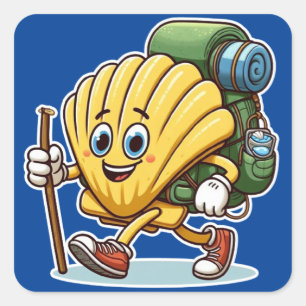 Adesivo Quadrado Camino de Santiago