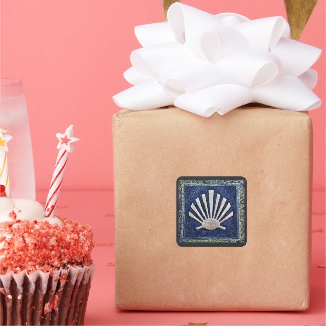 Adesivo Quadrado Camino de santiago (Festa)