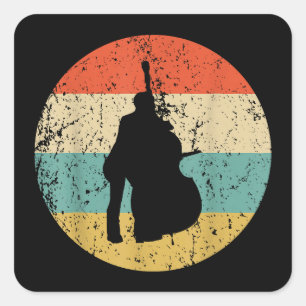 Adesivo Quadrado Camisa De Bass Para Cima - Música Retroativa Vinta