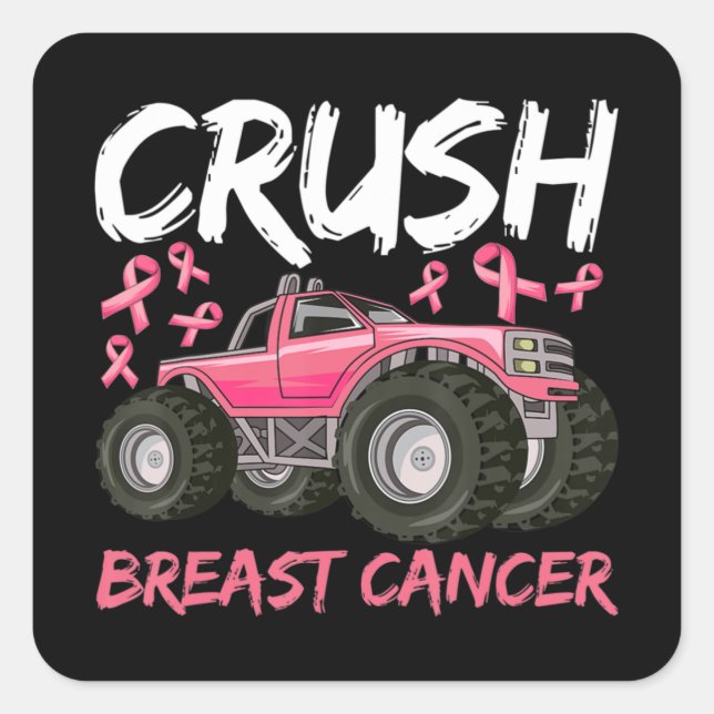 Adesivo Quadrado Camisa de sensibilização para os rapazes e cancere (Frente)