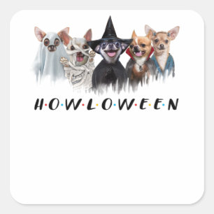 Adesivo Quadrado camiseta chihuahua chihuahua costume halloween