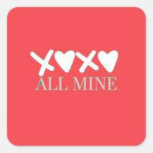 Camiseta do Dia dos Namorados ALL MINE XOXO - Dese