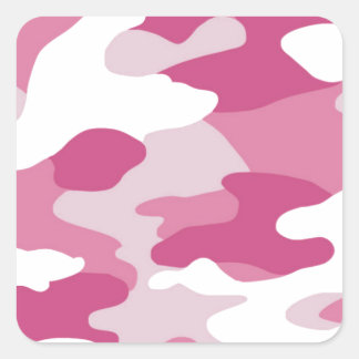 Adesivo Quadrado Camo rosa