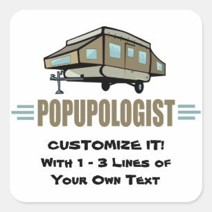 Adesivo Quadrado Campanha Engraçado