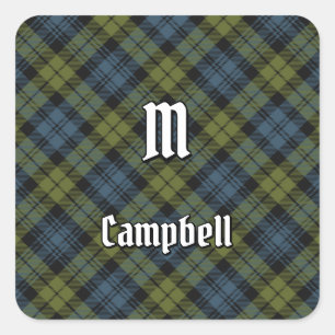 Adesivo Quadrado Campbell Tartan