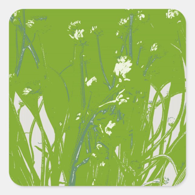 Adesivo Quadrado campeomila verde (Frente)