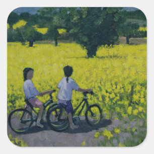 Adesivo Quadrado Campo amarelo Kedleston Derby