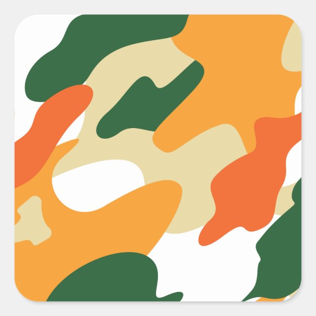 Adesivo Quadrado camuflagem (Frente)