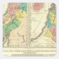 Canaan - Mapa do Atlas de Israel