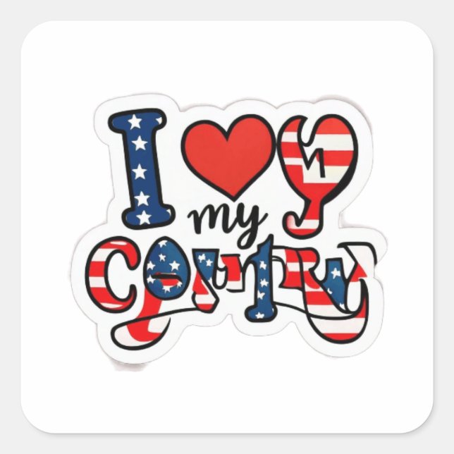 Adesivo Quadrado Canadá (Frente)