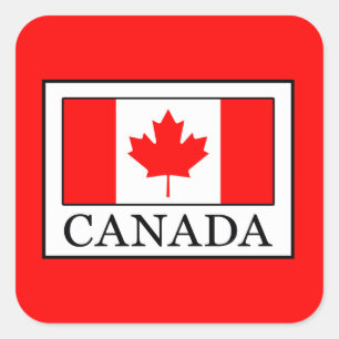 Adesivo Quadrado Canadá