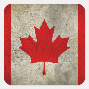 Adesivo Quadrado Canadá