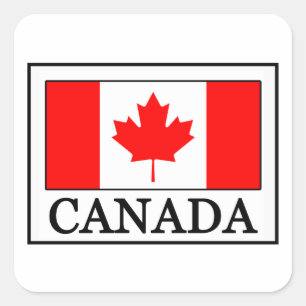 Adesivo Quadrado Canadá