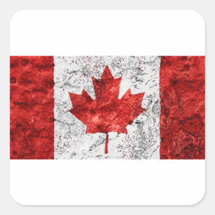 Adesivo Quadrado Canadá