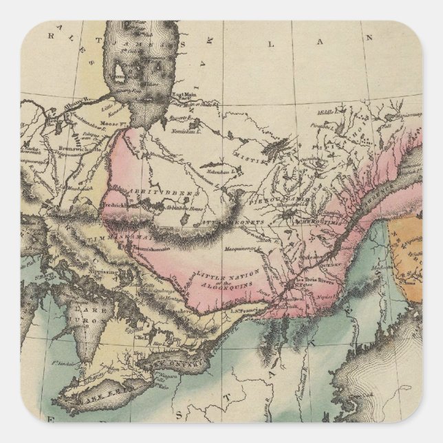 Adesivo Quadrado Canadá 8 (Frente)