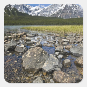 Adesivo Quadrado Canadá, Alberta, Montanhas Rochosas, Banff Naciona