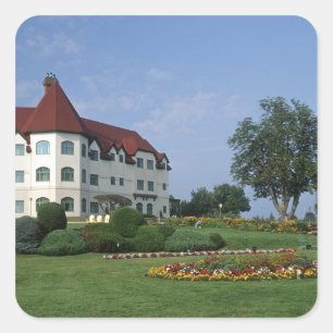 Adesivo Quadrado Canadá, New Brunswick, St Andrews. O Fairmont