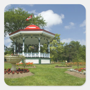 Adesivo Quadrado Canadá, Nova Escócia, Halifax, Jardins Públicos