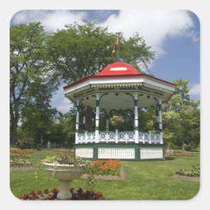 Adesivo Quadrado Canadá, Nova Escócia, Halifax, Jardins Públicos. 2