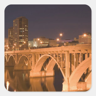 Adesivo Quadrado Canadá, Saskatchewan, Saskatoon: Broadway