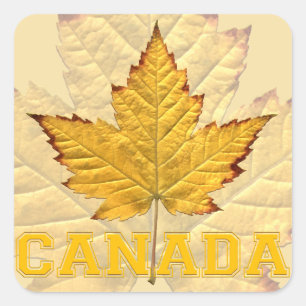 Adesivo Quadrado Canadá Souvenir Stickers Varsity Canada Sticker