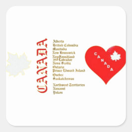 ADESIVO QUADRADO CANADAFIRST