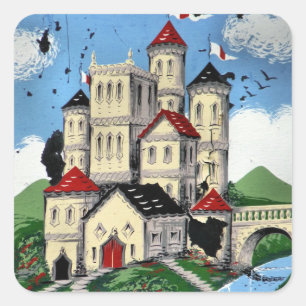 ADESIVO QUADRADO CANAIS