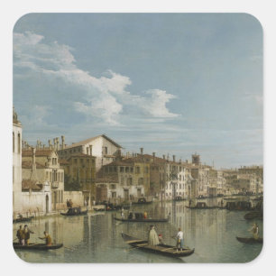 Adesivo Quadrado Canal grande de Palazzo Flangini a Palazzo Bembo