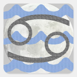 Adesivo Quadrado Cancer