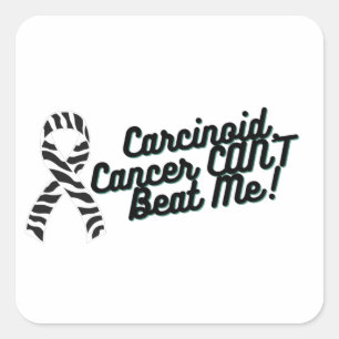 Adesivo Quadrado Cancer Carcinoide Não Me Dá Conhecimento